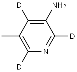 5-methylpyridin-2,4,6-d3-3-amine Struktur