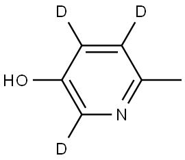 6-methylpyridin-2,4,5-d3-3-ol Struktur