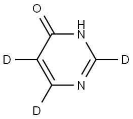 pyrimidin-4(3H)-one-2,5,6-d3 Structure