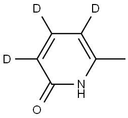 6-methylpyridin-3,4,5-d3-2-ol Struktur