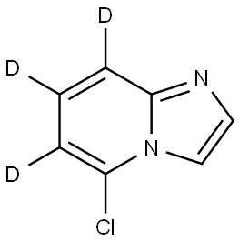 5-chloroimidazo[1,2-a]pyridine-6,7,8-d3 Struktur