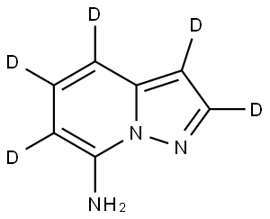 pyrazolo[1,5-a]pyridin-d5-7-amine Struktur