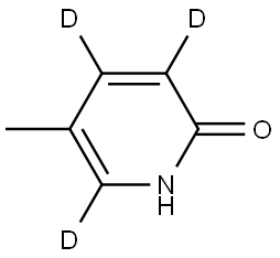 5-methylpyridin-3,4,6-d3-2-ol Struktur