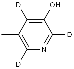 5-methylpyridin-2,4,6-d3-3-ol Struktur