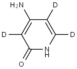 4-aminopyridin-2(1H)-one-3,5,6-d3 Struktur