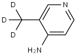 3-(methyl-d3)pyridin-4-amine Struktur