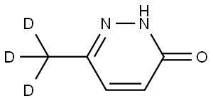 6-(methyl-d3)pyridazin-3(2H)-one Struktur