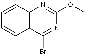 4-bromo-2-methoxyquinazoline Struktur