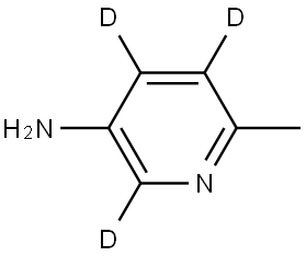 6-methylpyridin-2,4,5-d3-3-amine Struktur