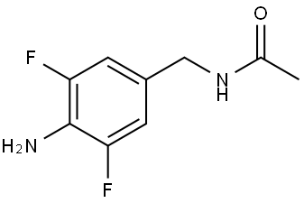 N-(4-amino-3,5-difluorobenzyl)acetamide Struktur