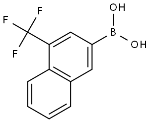 Boronic acid, B-[4-(trifluoromethyl)-2-naphthalenyl]- Struktur