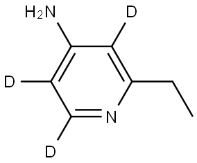 2-ethylpyridin-3,5,6-d3-4-amine Struktur