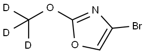 4-bromo-2-(methoxy-d3)oxazole Struktur