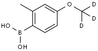 (4-(methoxy-d3)-2-methylphenyl)boronic acid Struktur