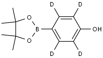 4-(4,4,5,5-tetramethyl-1,3,2-dioxaborolan-2-yl)phen-2,3,5,6-d4-ol Struktur