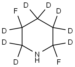 2,5-difluoropiperidine-2,3,3,4,4,5,6,6-d8 Struktur