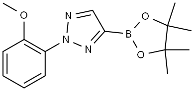 2-(2-methoxyphenyl)-4-(4,4,5,5-tetramethyl-1,3,2-dioxaborolan-2-yl)-2H-1,2,3-triazole Struktur