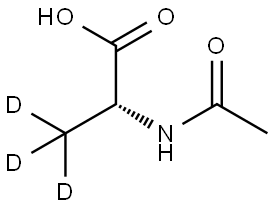 N-Acetyl-D-Alanine-3,3,3-d3 Struktur