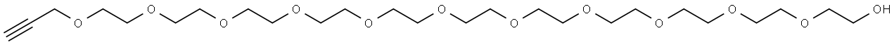 Propargyl-PEG12-alcohol Struktur