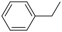 Ethylbenzene polymer. Struktur