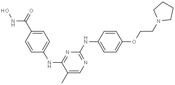 HDAC/JAK/BRD4-IN-1 Struktur