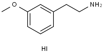 3-Methoxyphenylethylammonium Iodide Struktur