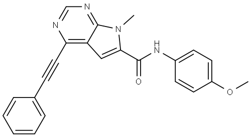 mGluR5 antagonist-1 Struktur