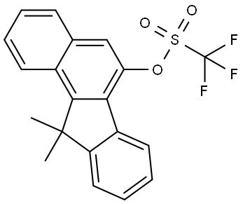 Methanesulfonic acid, 1,1,1-trifluoro-, 11,11-dimethyl-11H-benzo[a]fluoren-6-yl ester|