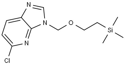 5-Chloro-3-((2-(trimethylsilyl)ethoxy)methyl)-3H-imidazo[4,5-b]pyridine Struktur