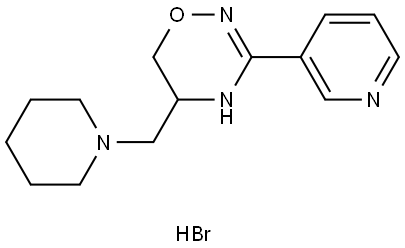 Iroxanadine hydrobromide Struktur