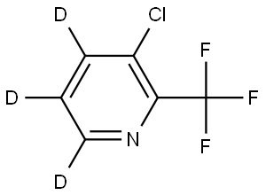 3-chloro-2-(trifluoromethyl)pyridine-4,5,6-d3 Structure