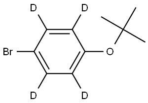 1-bromo-4-(tert-butoxy)benzene-2,3,5,6-d4 Struktur