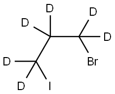 1-bromo-3-iodopropane-1,1,2,2,3,3-d6 Struktur