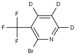 2-bromo-3-(trifluoromethyl)pyridine-4,5,6-d3 Structure