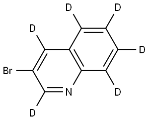 3-bromoquinoline-2,4,5,6,7,8-d6 Struktur