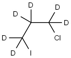 1-chloro-3-iodopropane-1,1,2,2,3,3-d6 Struktur