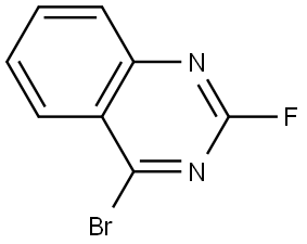 4-bromo-2-fluoroquinazoline Struktur