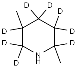 2,5-dimethylpiperidine-2,3,3,4,4,5,6,6-d8 Struktur