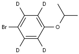 1-bromo-4-isopropoxybenzene-2,3,5,6-d4 Struktur