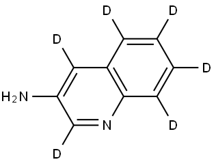 quinolin-d6-3-amine Struktur