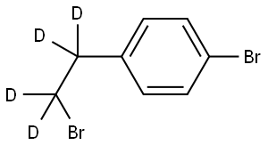 1-bromo-4-(2-bromoethyl-1,1,2,2-d4)benzene Struktur