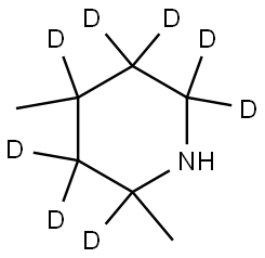 2,4-dimethylpiperidine-2,3,3,4,5,5,6,6-d8 Struktur