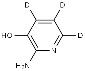 2-aminopyridin-4,5,6-d3-3-ol Struktur