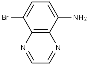 8-bromoquinoxalin-5-amine Struktur