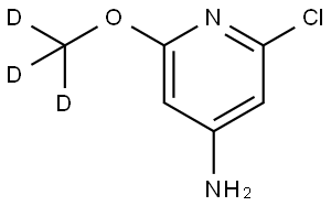 2-chloro-6-(methoxy-d3)pyridin-4-amine Struktur