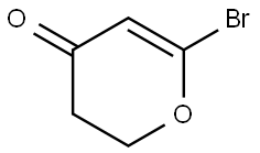 6-bromo-2,3-dihydro-4H-pyran-4-one Struktur