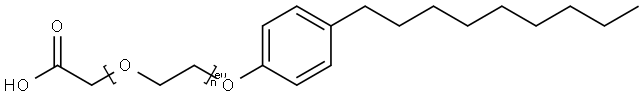 NONOXYNOL-10 CARBOXYLIC ACID Struktur