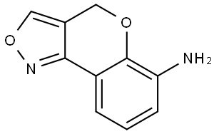 4H-chromeno[4,3-c]isoxazol-6-amine Struktur