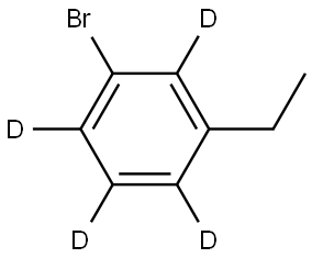 1-bromo-3-ethylbenzene-2,4,5,6-d4 Struktur