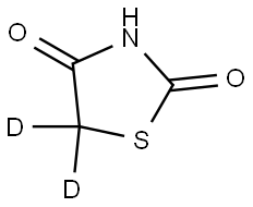 thiazolidine-2,4-dione-5,5-d2 Struktur